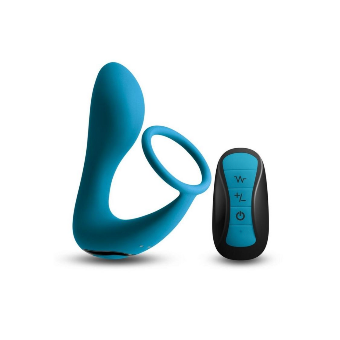 Slingshot II Cock Ring & Prostate Plug & Remote- Teal