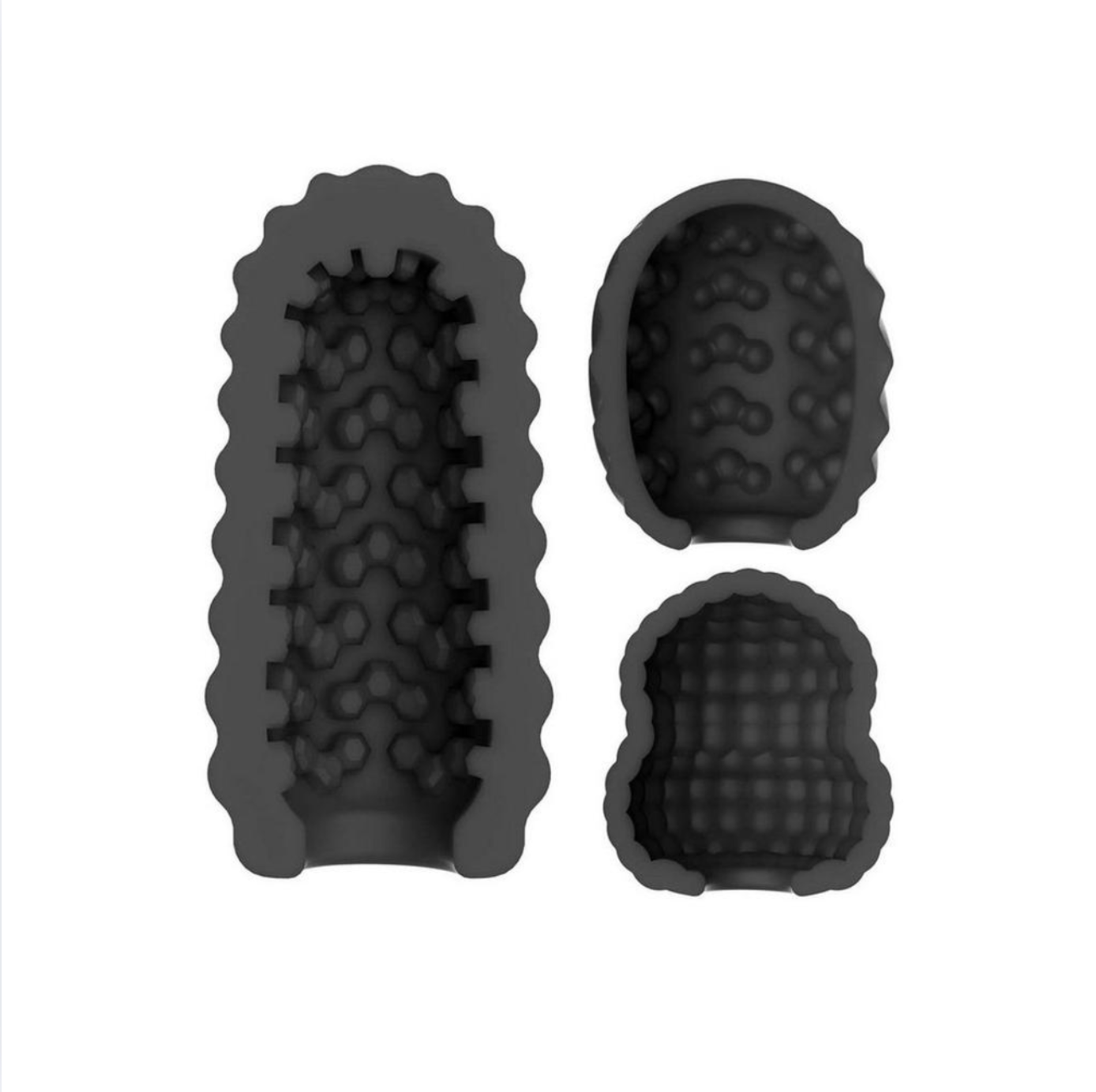 Delite Pocket Masturbator Kit - Black