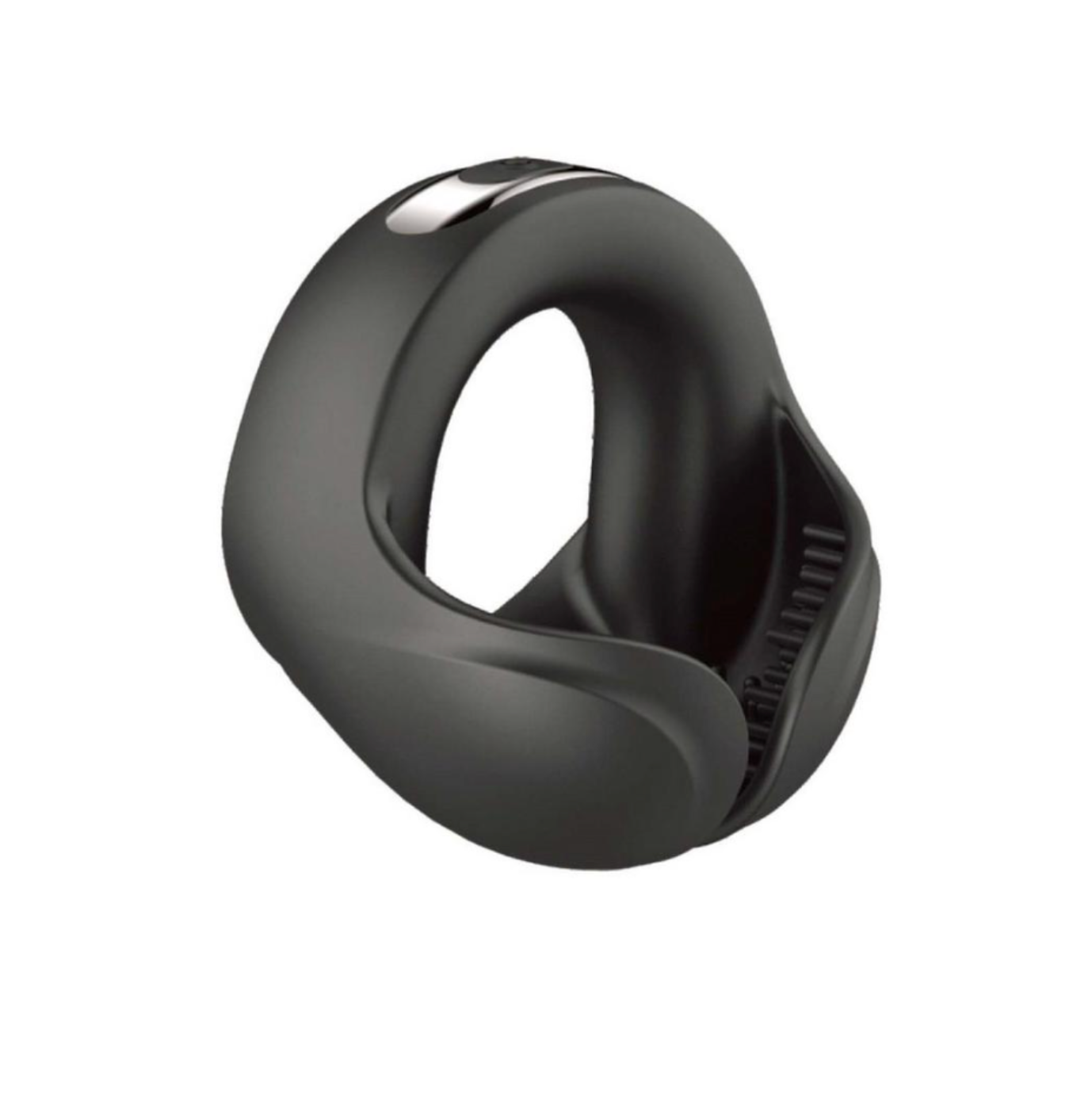 Scrotum Hugger Vibrating Cock Ring- Black