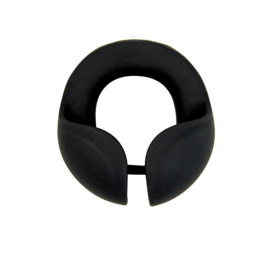 Scrotum Hugger Vibrating Cock Ring- Black