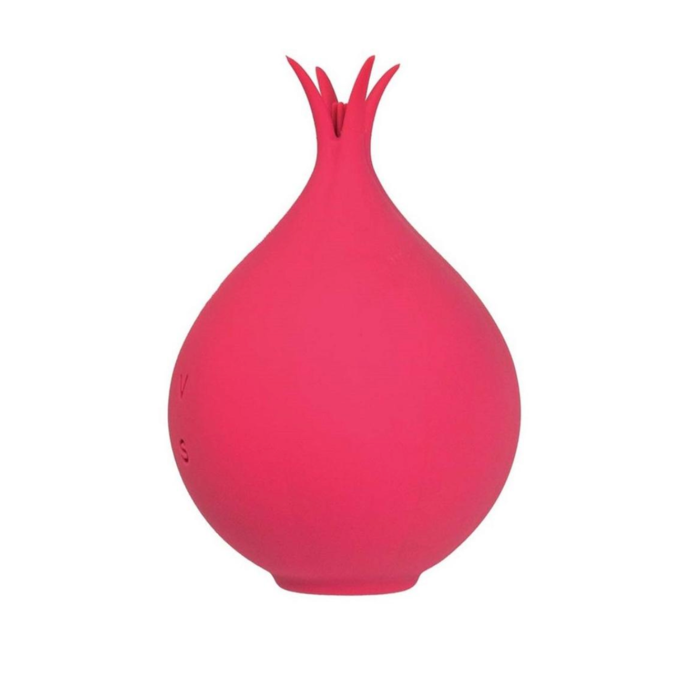 Clit-Tastic Silicone Suction Vibrating Ball Tickler - Red