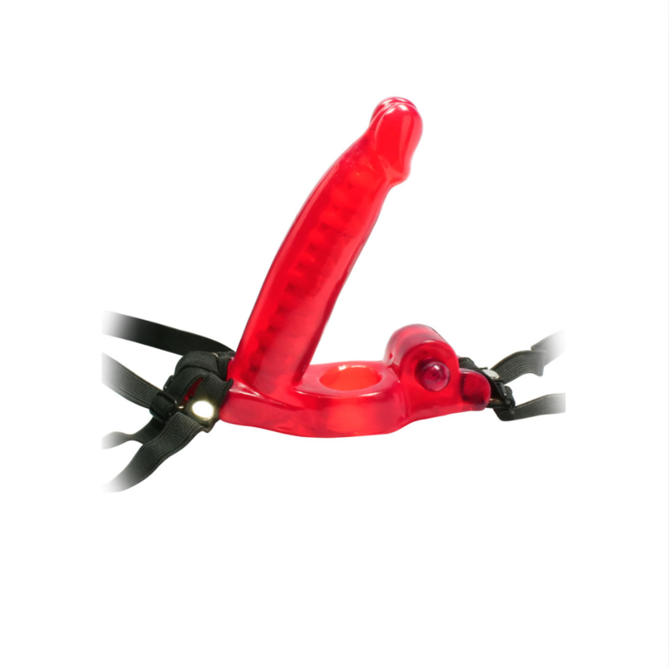 Double Penetrator Strap On - Red