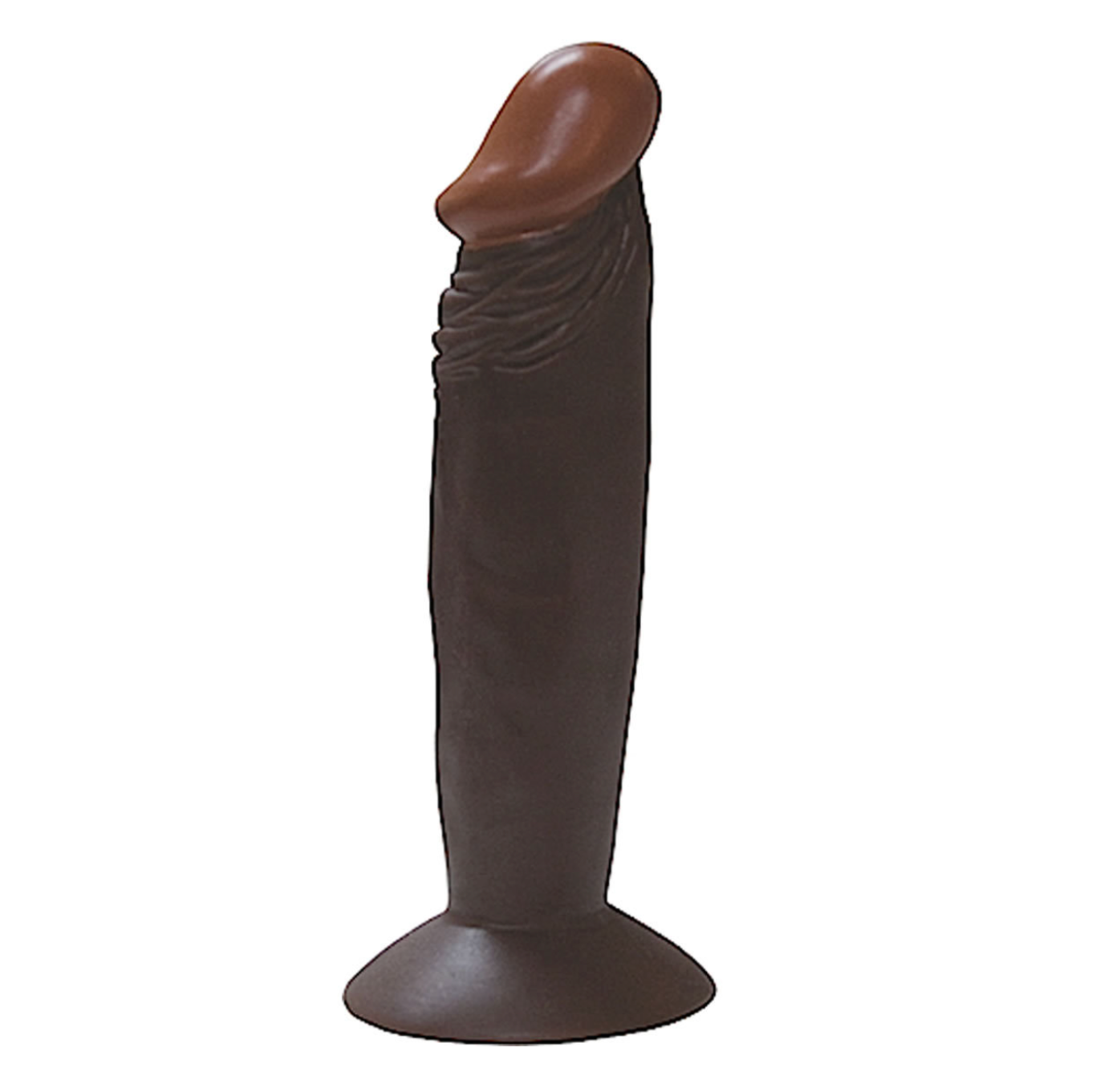 Whoppers Suction Dildo 6in - Chocolate