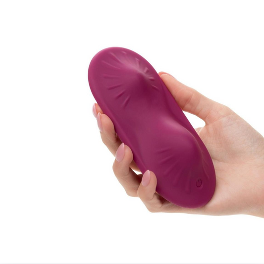 Dual Thigh Rider Grinder Vibrator & Remote- Red