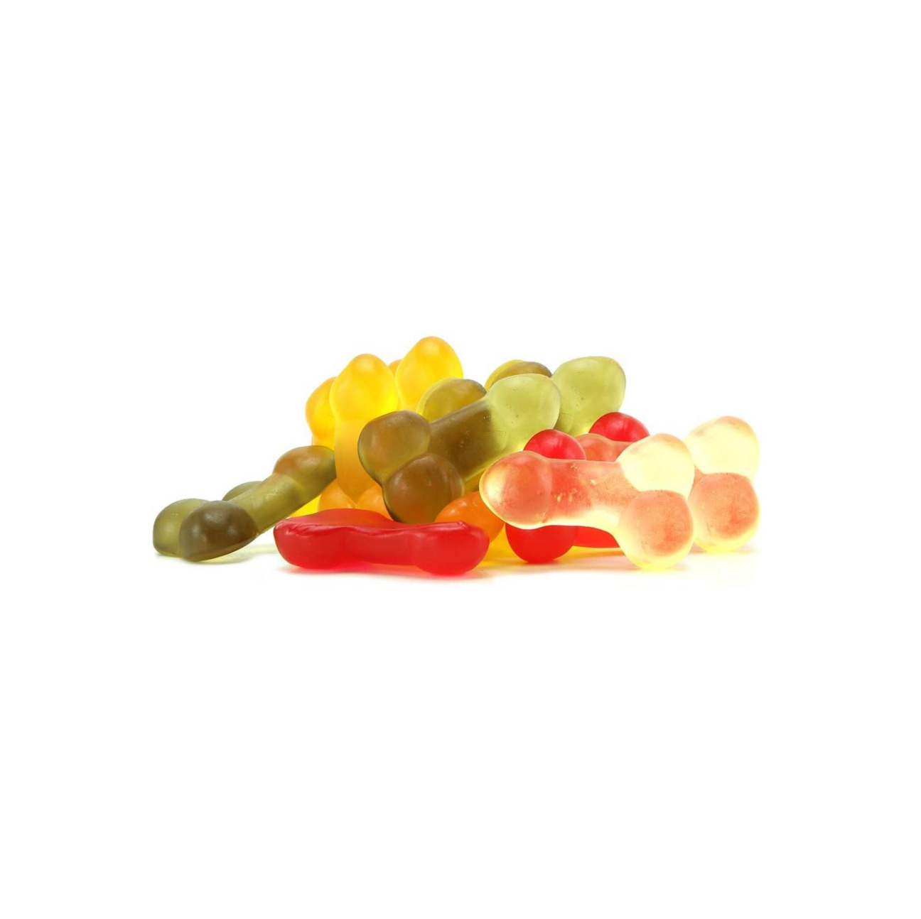 Penis Shaped Gummies Fruity Flavored 30 Pieces/Box