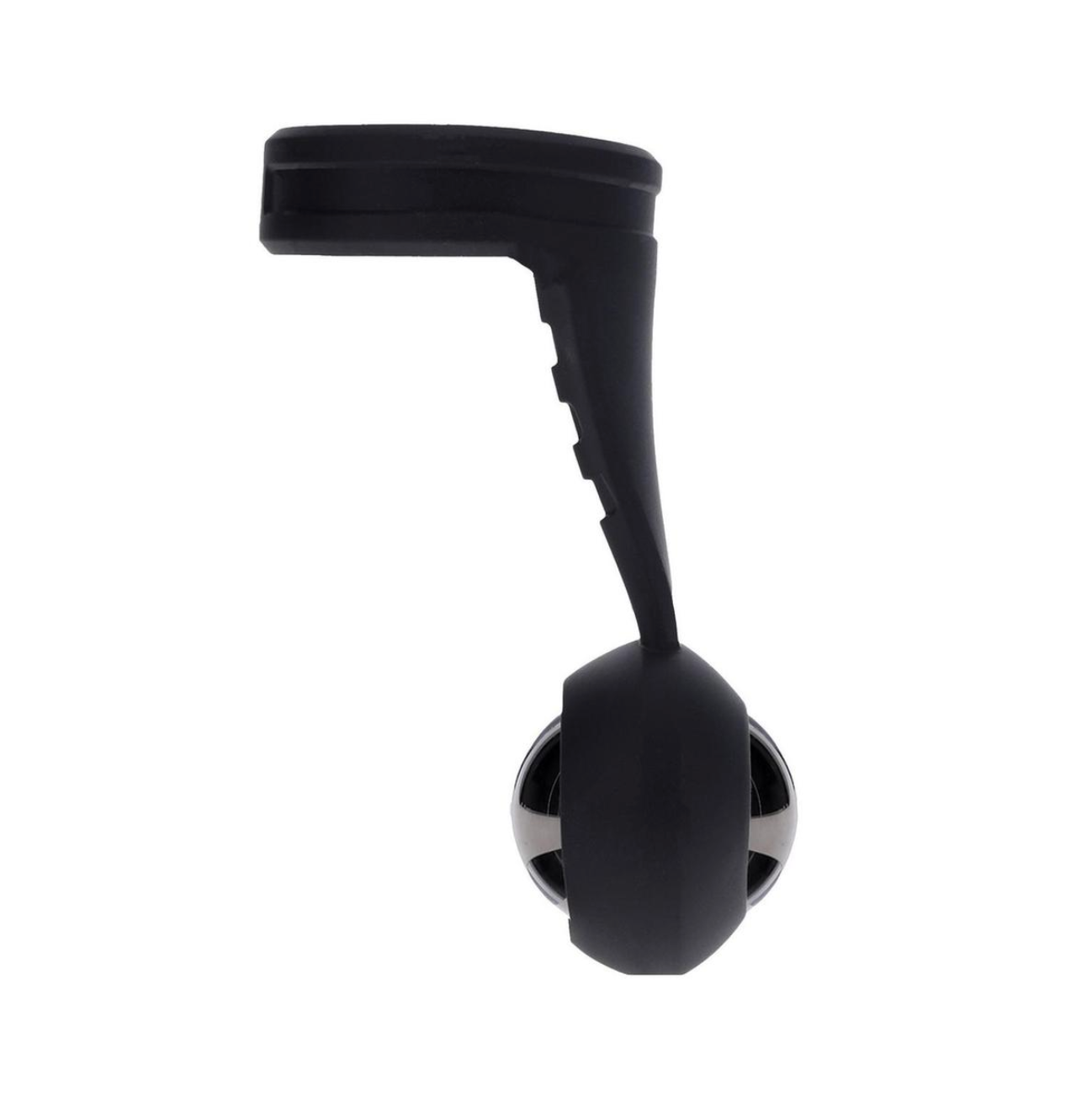 Silicone Covered Steel Ball Swing & Cock Ring Black