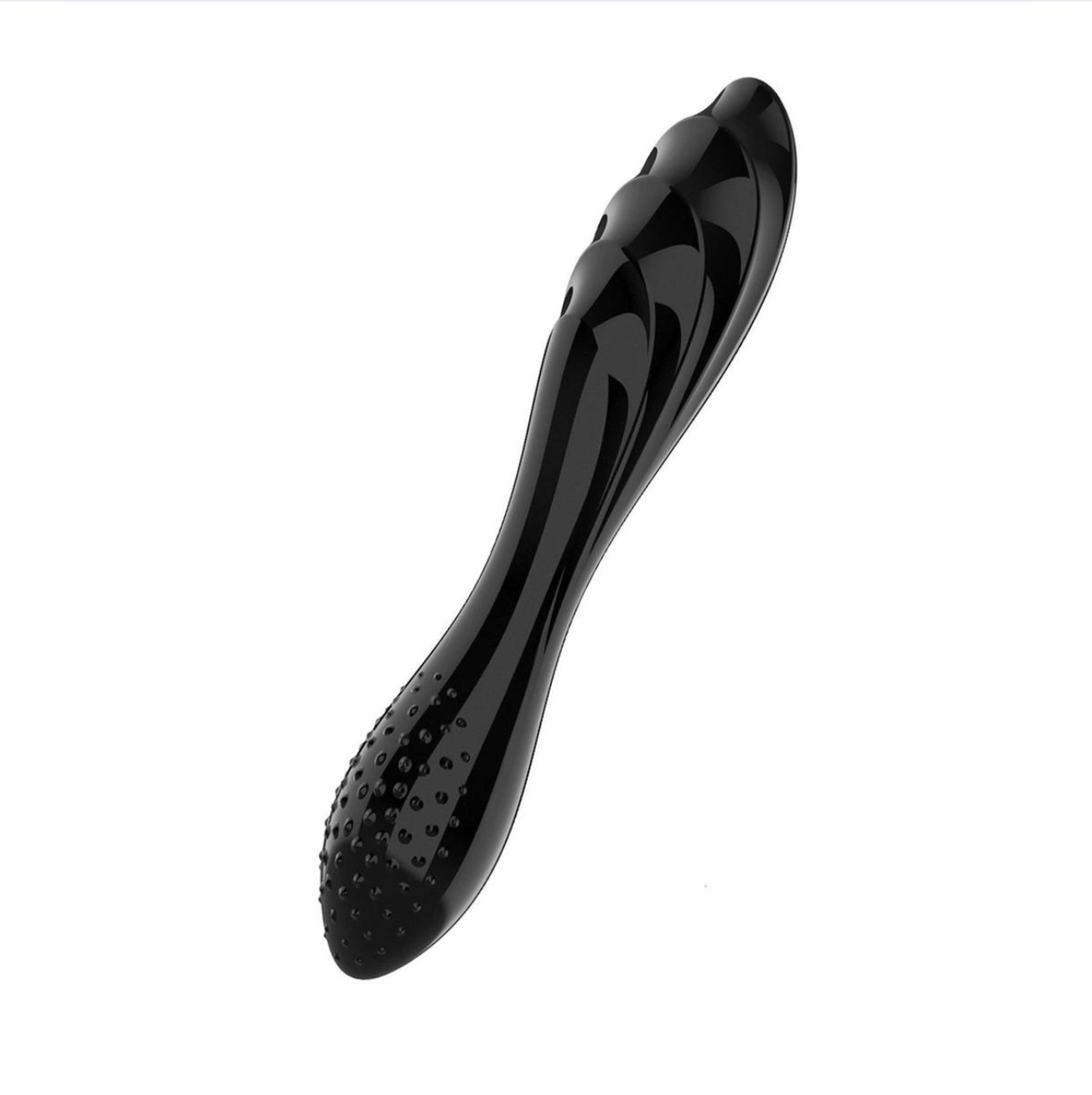 Satisfyer Dazzling Crystal 1 Glass Dildo - Black