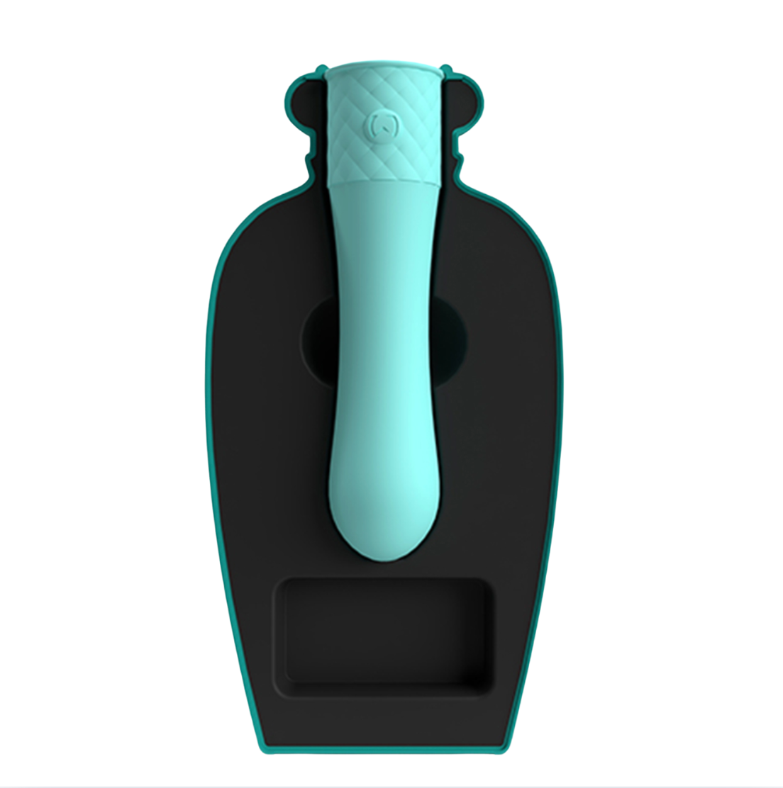 Lola Milani Teal Bottle Holder Vibrating Bullet