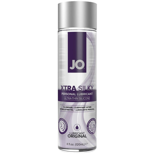 JO Xtra Silky Thin Silicone Lubricant 4oz