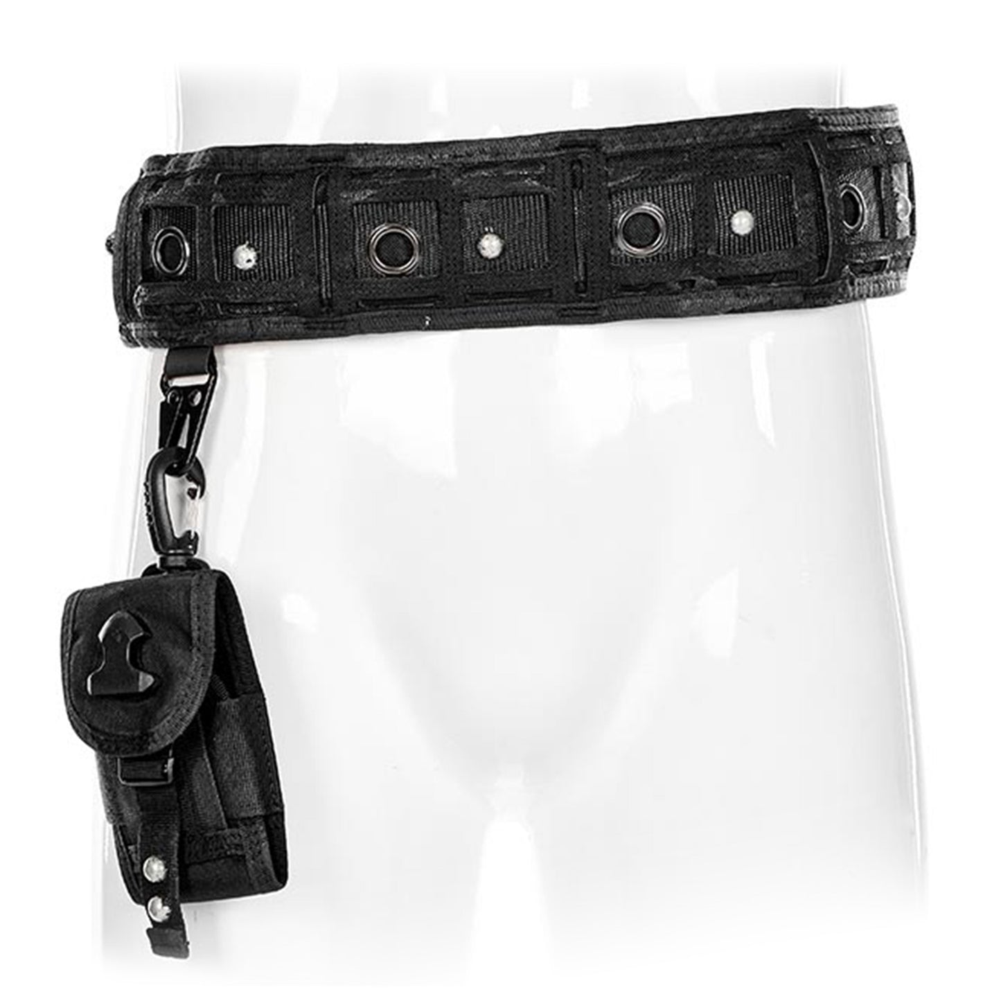 Heavy Duty Stash Belt Harness Adj Detachable Black