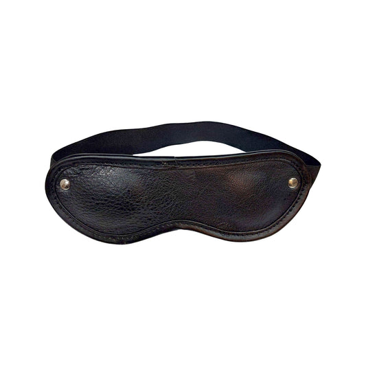 Soft Leather Eye Pads Blindfold with Elastic Strap