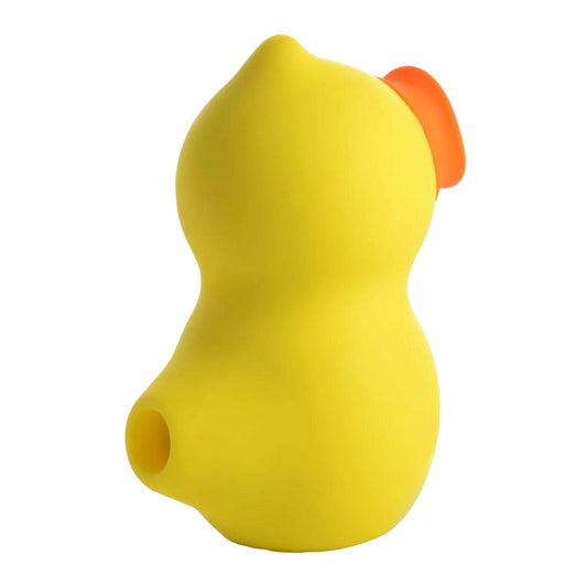 Inmi Sucky Ducky Deluxe Rechargeable Silicone Clitoral Stimulator - Yellow