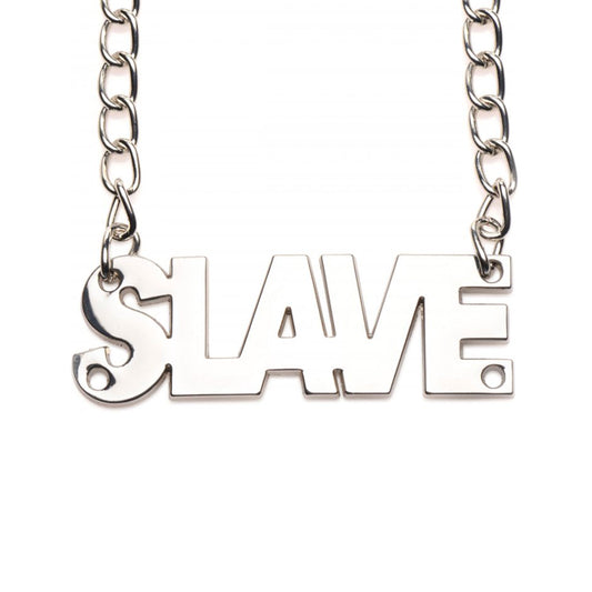 Master Series Enslaved Slave Chain Nipple Clamps - Silver