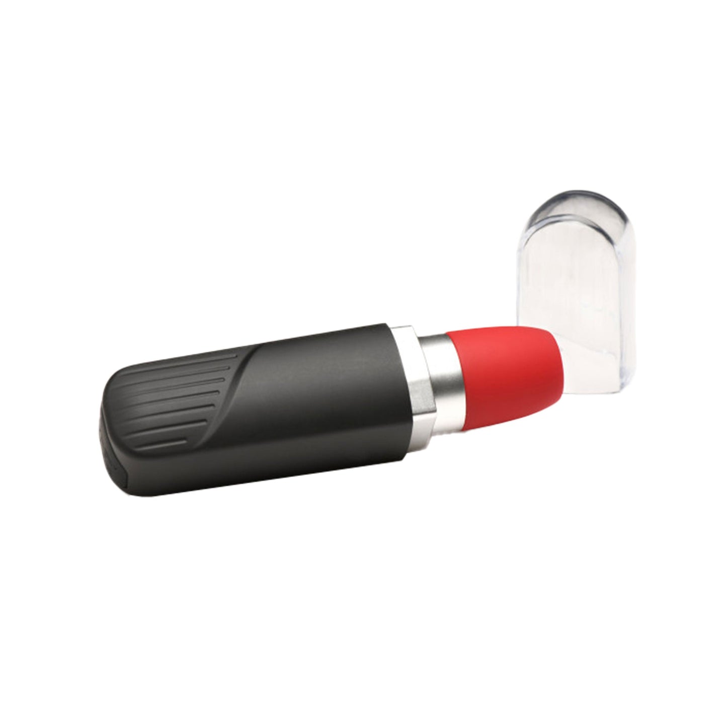 Waterproof Buzzing Lipstick Vibrator- Black & Red