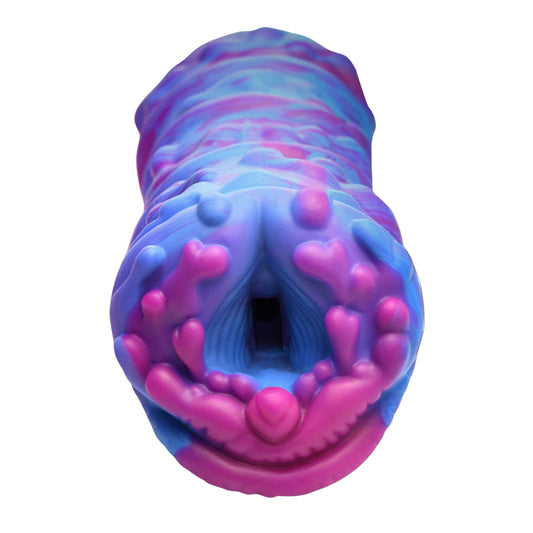 Creature Cocks Cyclone Silicone Squishy Alien Vagina Stroker - Pink/Blue