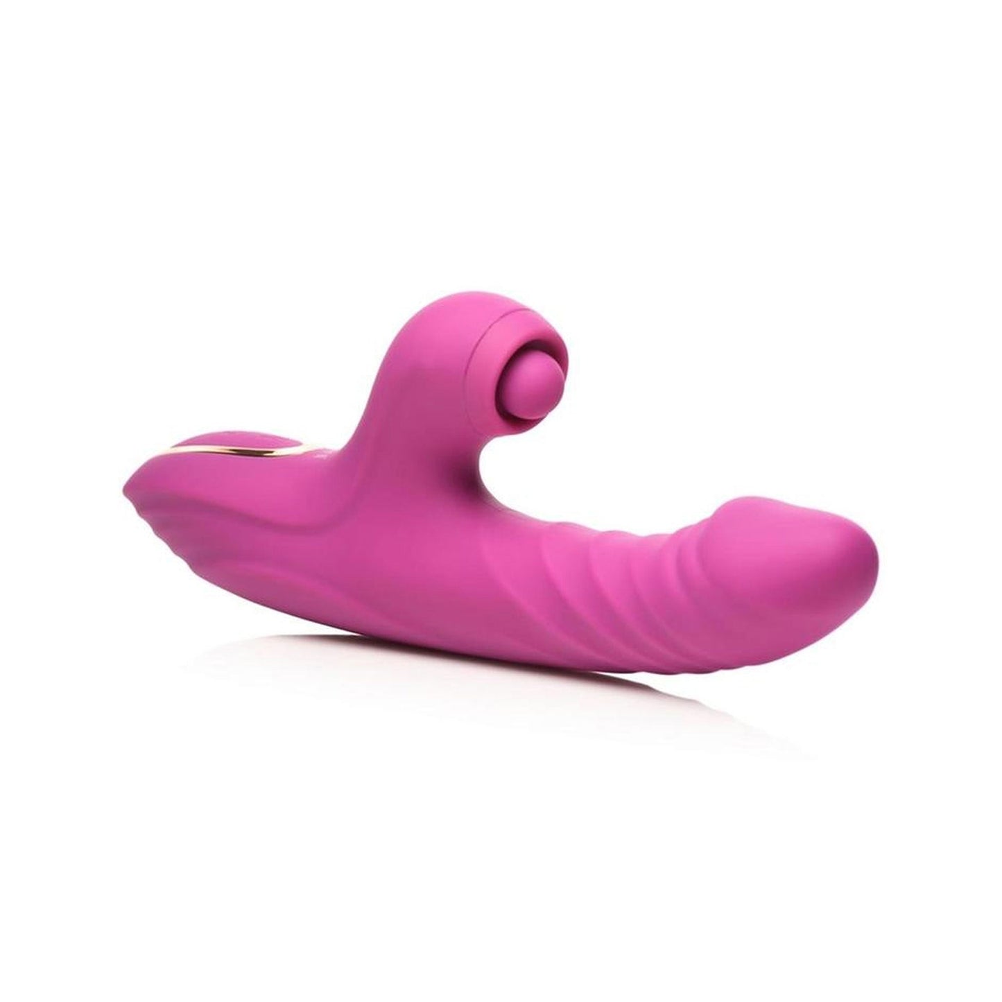 Bumping Thrusting Rabbit Vibrator - Pink