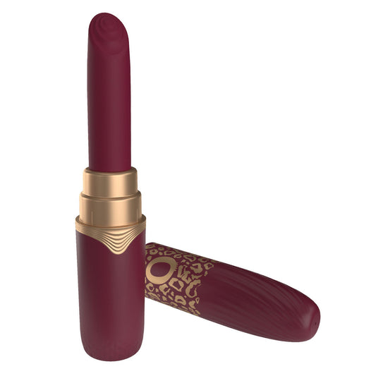 My Secret Lipstick Vibrator & Changeable Tips - Merlot