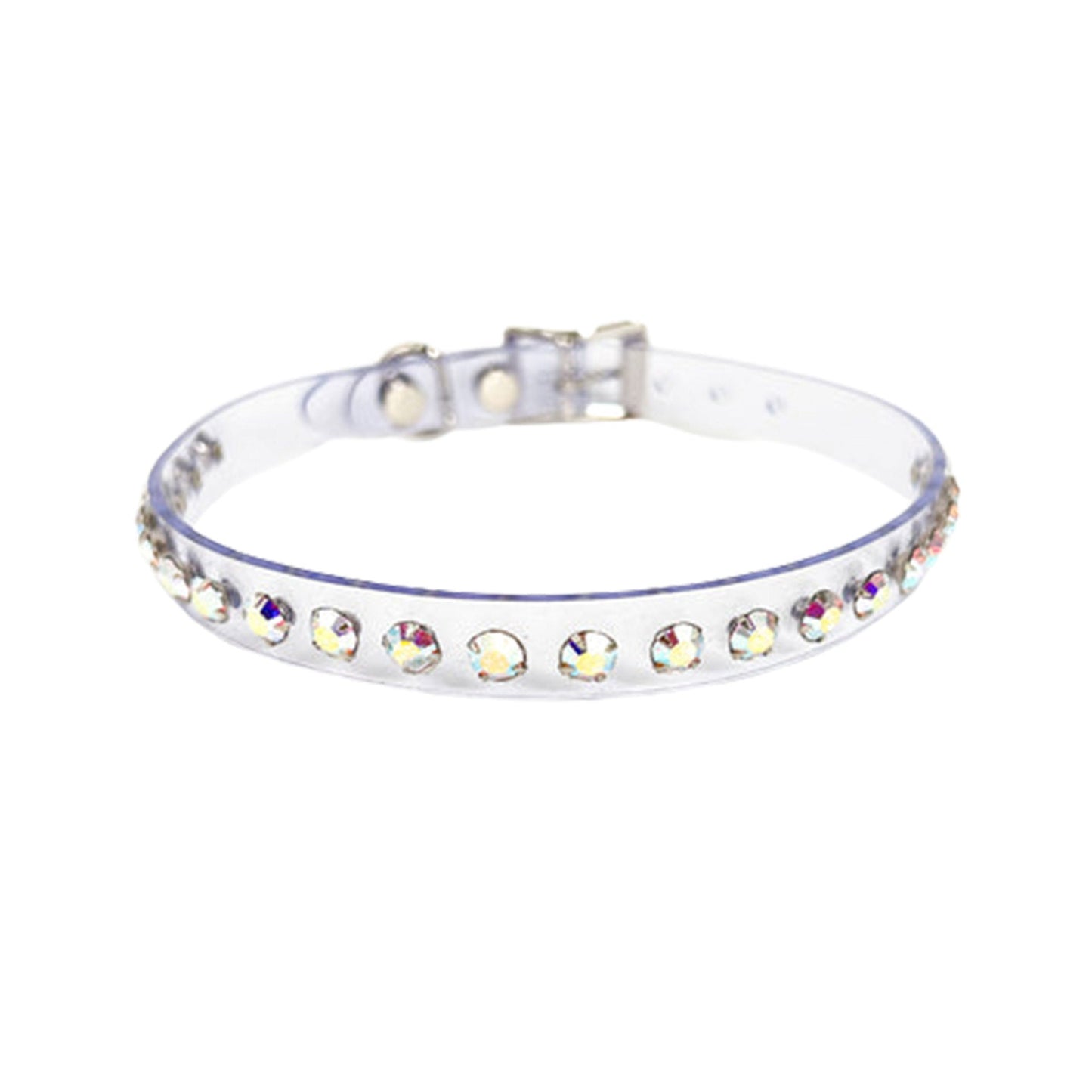 Vinyl Rhinestone Choker