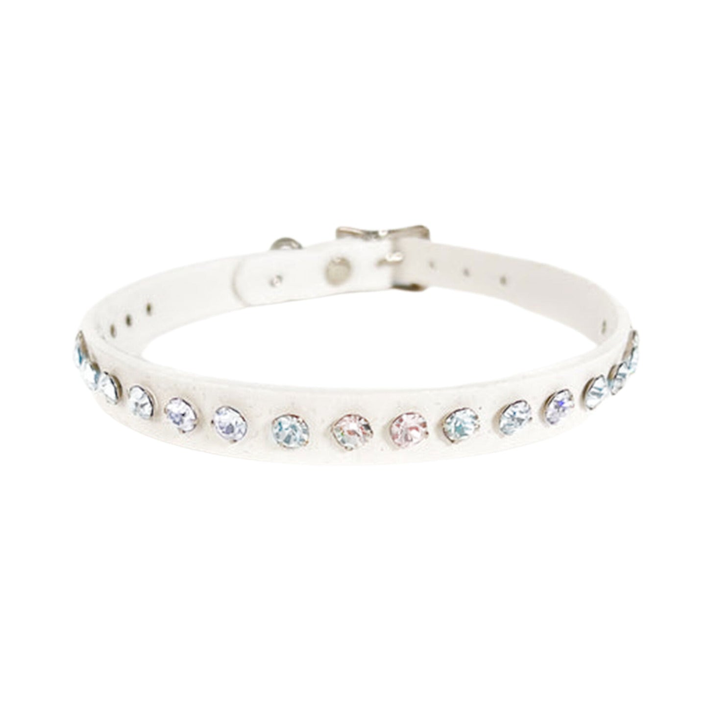 Vinyl Rhinestone Choker