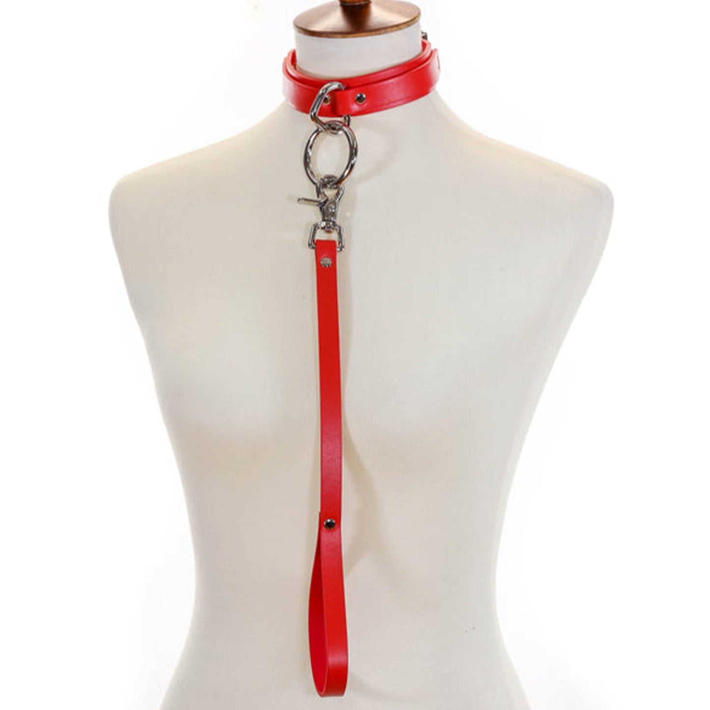 O Ring Choker with Leash