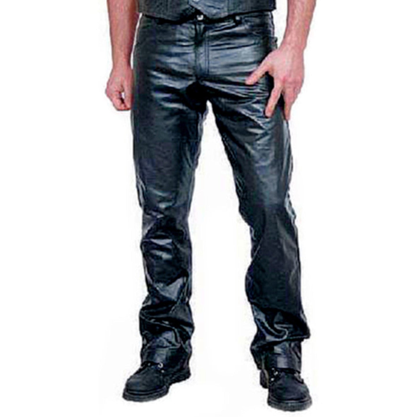 Heavy Leather Straight Pants size 32