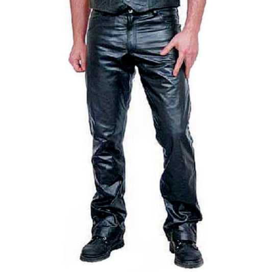 Heavy Leather Straight Pants size 32