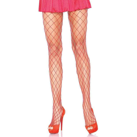 Diamond Fishnet Spandex Pantyhose- O/S