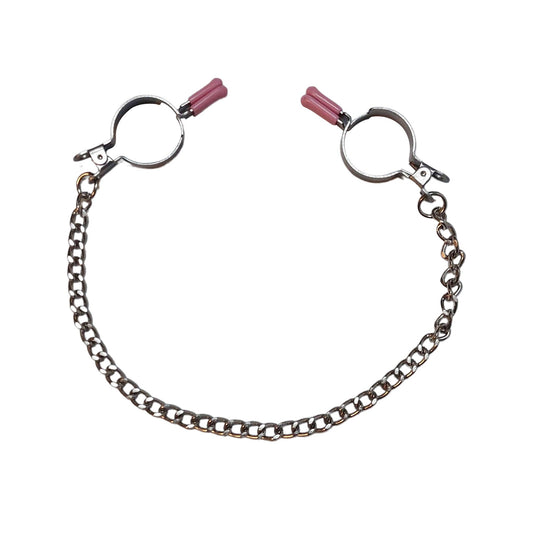 Oval Nipple Clamps Pink